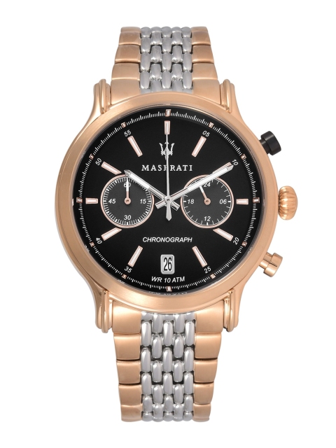 

Maserati Men Black Analogue Watch