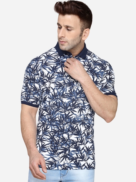 

JADE BLUE Men Multicoloured Printed Polo Collar T-shirt, Multi