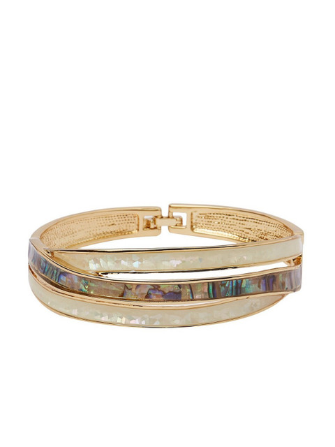 

shaze Rose Gold-Plated Bangle-Style Bracelet