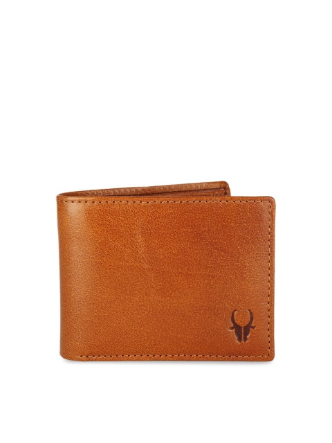 

WildHorn Men Tan Solid Two Fold Wallet