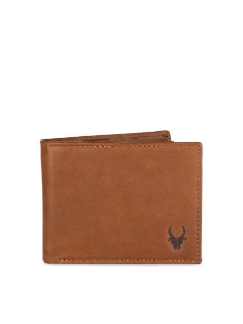 

WildHorn Men Tan Brown Solid Two Fold Wallet