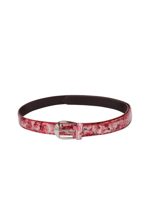 

Apsis Women Peach-Coloured & Pink Printed Belt