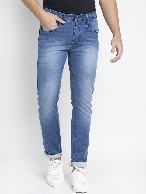 

Rodamo Men Blue Slim Fit Mid-Rise Clean Look Stretchable Jeans