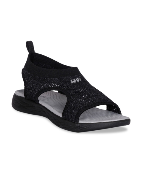 

Columbus Men Black Knitcool Sports Sandals