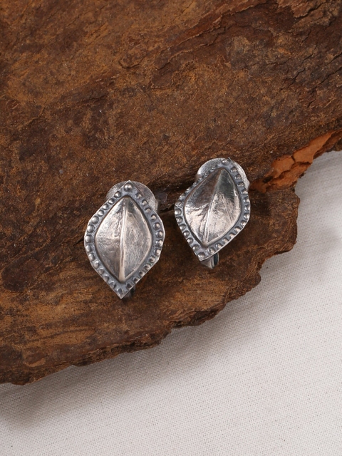 

ADORN by Nikita Ladiwala 92.5 Sterling Silver Leaf Shaped Studs