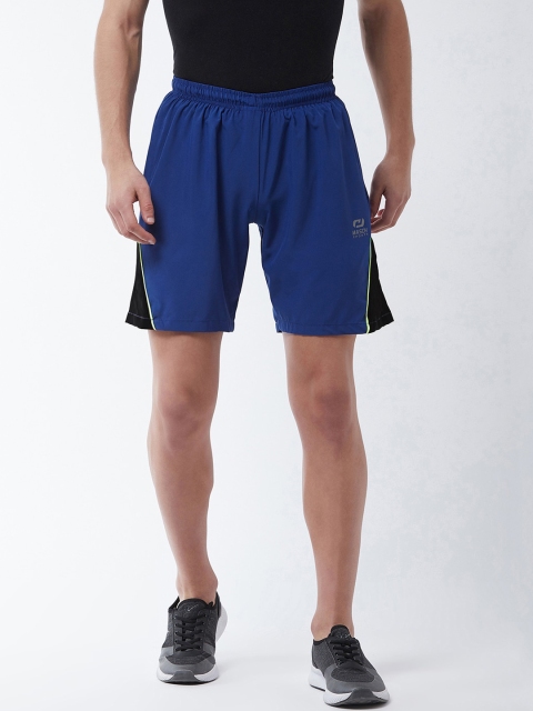 

Masch Sports Men Blue Solid Regular Fit Rapid-Dry Sports Shorts