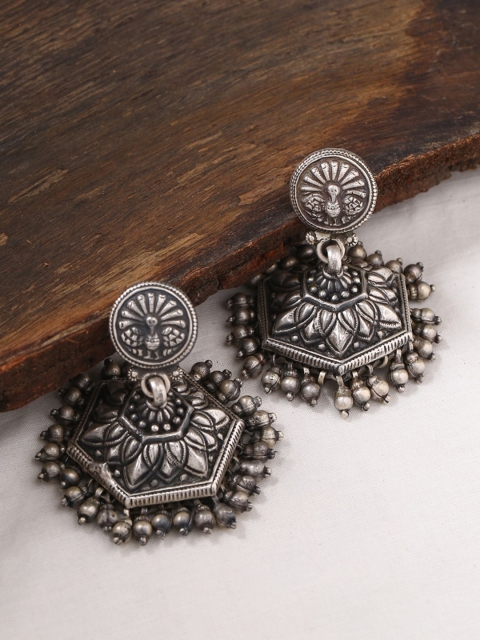 

ADORN by Nikita Ladiwala 92.5 Sterling Silver Geometric Drop Earrings