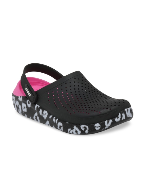 

Crocs Literide Unisex Black White Clogs