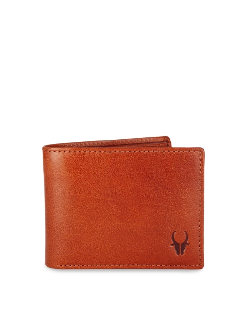 

WildHorn Men Tan Solid Two Fold Wallet