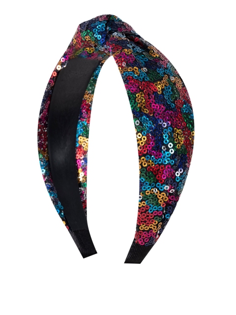 

BuckleUp Blue Embellished Hairband
