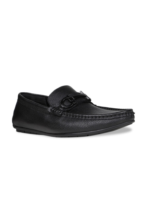 

Regal Men Black Textured Loafers