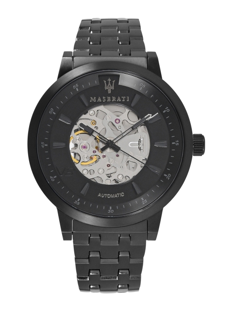 

Maserati Men Black Analogue Watch