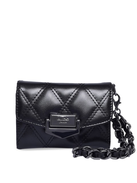 

ALDO Women Black Solid Envelope