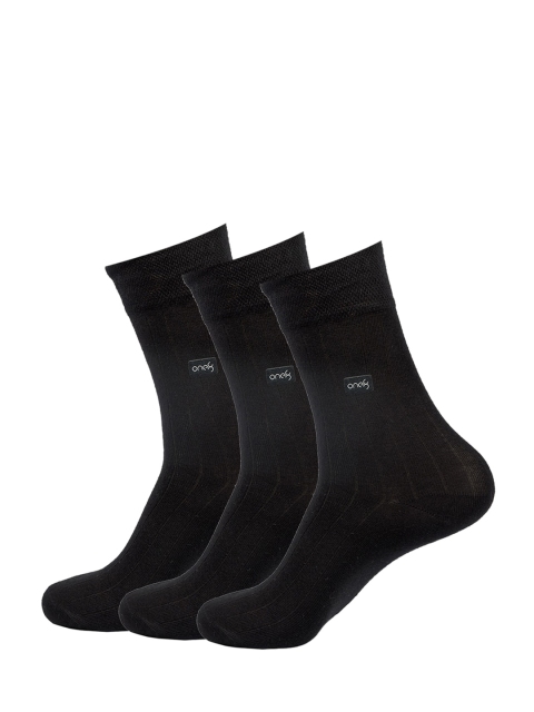 

one8 Select BY VIRAT KOHLI Men Pack Of 3 Assorted Calf-Length Socks