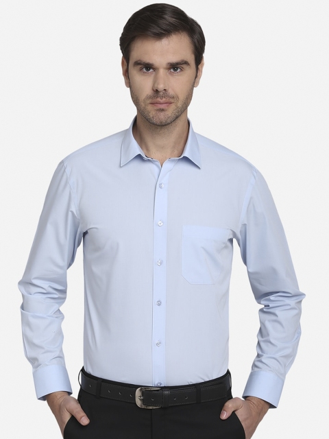 

Greenfibre Men Blue Slim Fit Solid Casual Shirt
