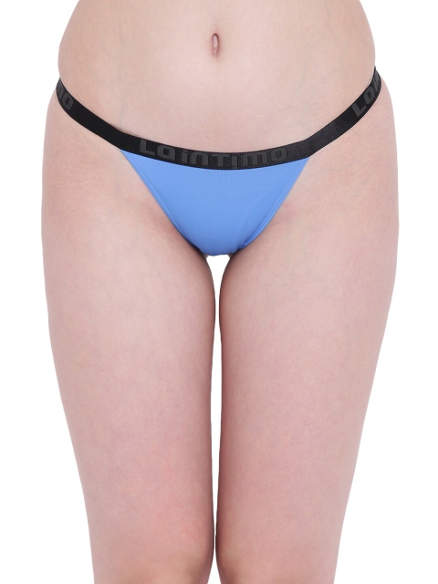 

La Intimo Women Blue & Black Solid Thongs LIFPBK01BE0