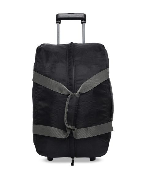 

GEPACK Unisex Black Solid Trolley Bag