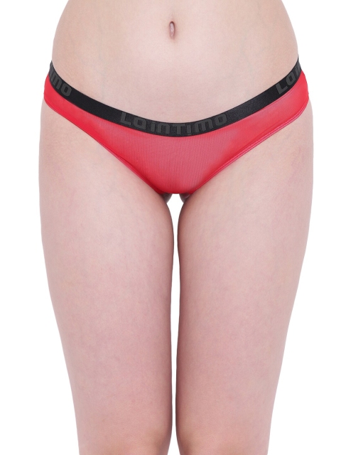 

La Intimo Women Red Solid Bikini Briefs LIFPBS02RD0