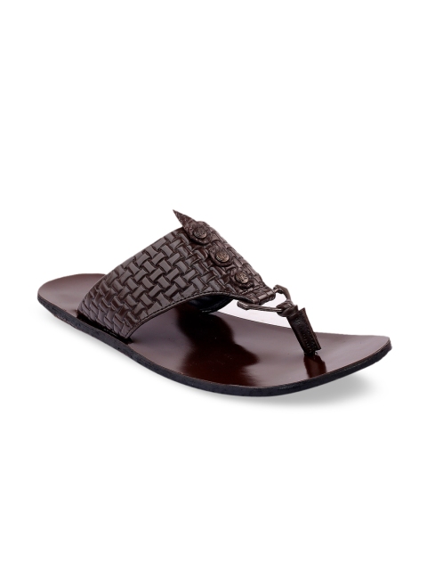 

Woakers Men Coffee Brown Comfort Sandals