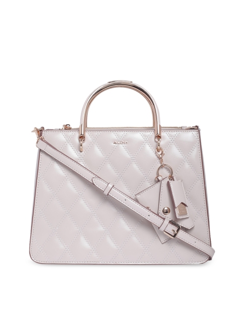 

ALDO Pink Textured Satchel