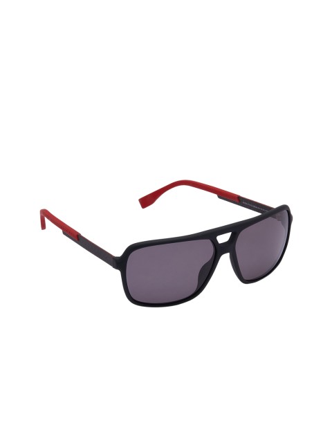 

Hugo Boss Unisex Rectangle UV Protected Sunglasses BOSS 0772/S HXE 603H, Grey