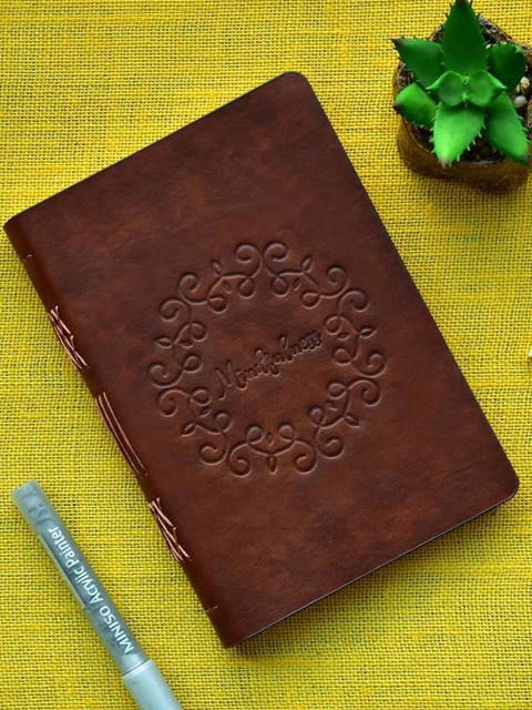 

Doodle Brown 2021 Tranquility Mindfulness Undated Planner