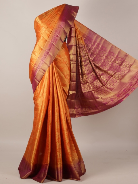 

Pothys Orange Woven Design Saree
