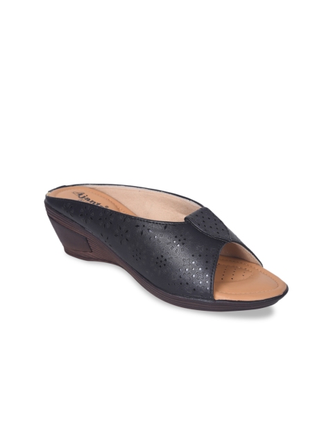 

Ajanta Women Black Solid Heels