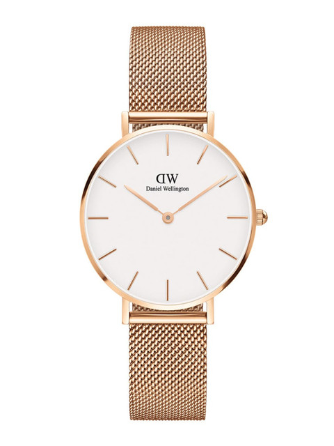 

Daniel Wellington Women Rose Gold-Plated Petite 32mm Melrose Watch With Elan Unity Necklace Gift Set DW00501003