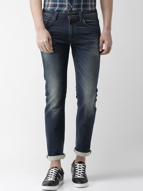 

Celio Men Blue Slim Fit Mid-Rise Clean Look Stretchable Jeans
