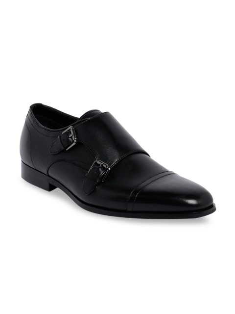 

ALDO Men Black Leather Monks