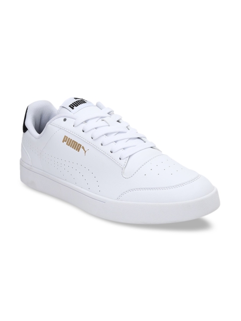 

Puma Unisex White Shuffle Perf Sneakers
