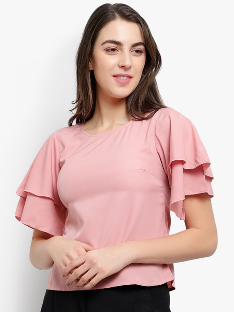 

Meee Women Pink Solid Top
