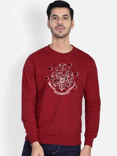 

Free Authority Men Red Harry Potter Print Sweatshirt