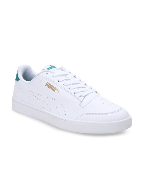 

Puma Unisex White Shuffle Perf Sneakers