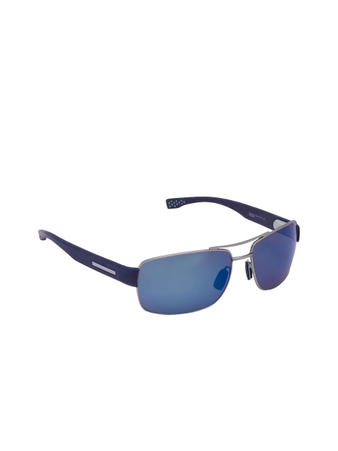 

Hugo Boss Unisex Square Sunglasses BOSS 0801/S Z0Q 637N, Blue
