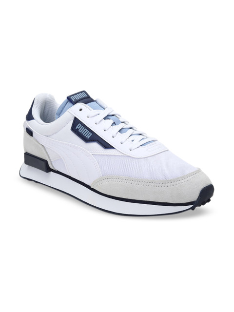 

Puma Unisex White Future Rider Core Sneakers