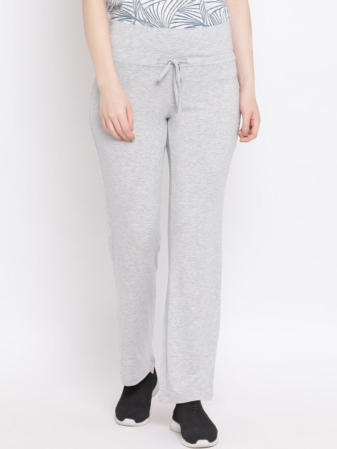 

Spolei Women Grey Solid Slim-Fit Track Pants