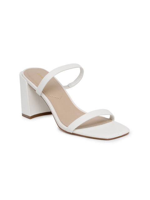 

ALDO Women White Solid Sandals