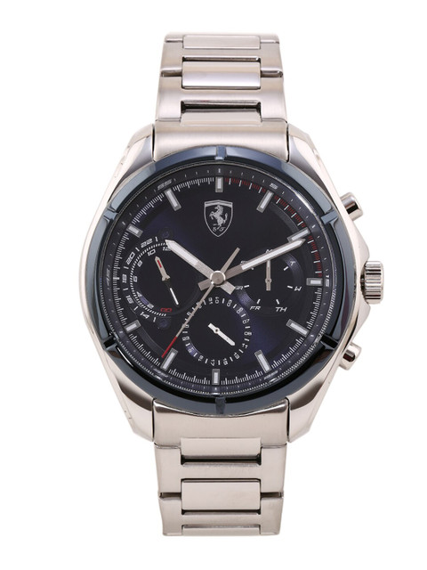 

SCUDERIA FERRARI Men Blue & Silver-Toned Analogue Watch 0830755