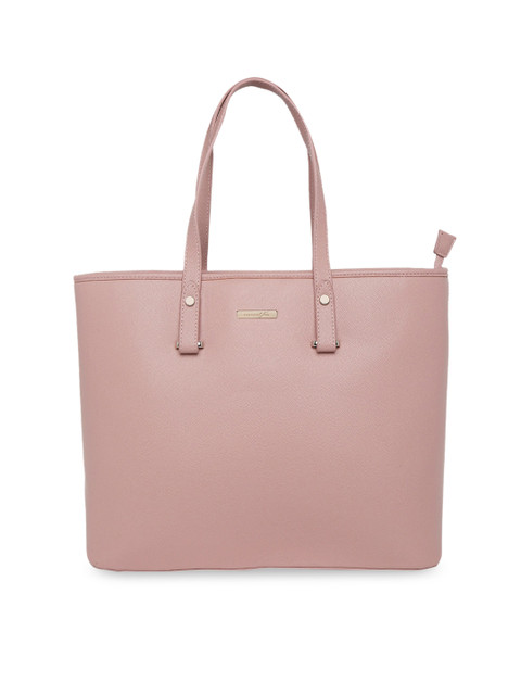

Forever Glam by Pantaloons Pink Solid Handheld Bag