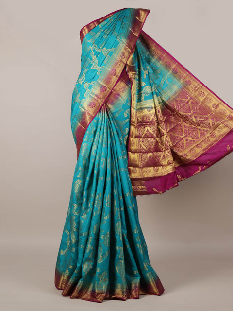 

Pothys Green Woven Design Saree