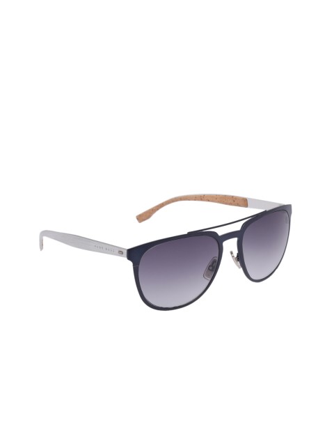 

Hugo Boss Unisex Square Sunglasses BOSS 0882/S 0S4 57HD, Blue