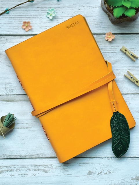 

Doodle Orange Solid 2021 Tranquility Undated Planner With Box