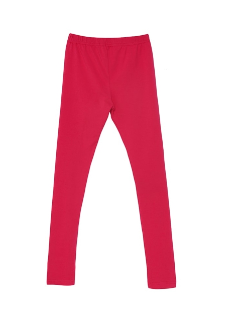 

Rianna Girls Pink Solid Ankle-Length Leggings