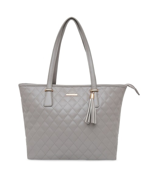 

Forever Glam by Pantaloons Grey Solid Shoulder Bag