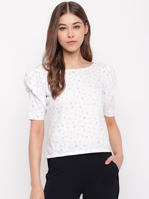 

Capybara Women White Printed Top