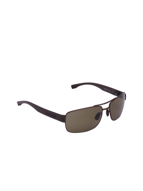 

Hugo Boss Unisex Square Sunglasses BOSS 0801/S Y9Q 636L, Brown