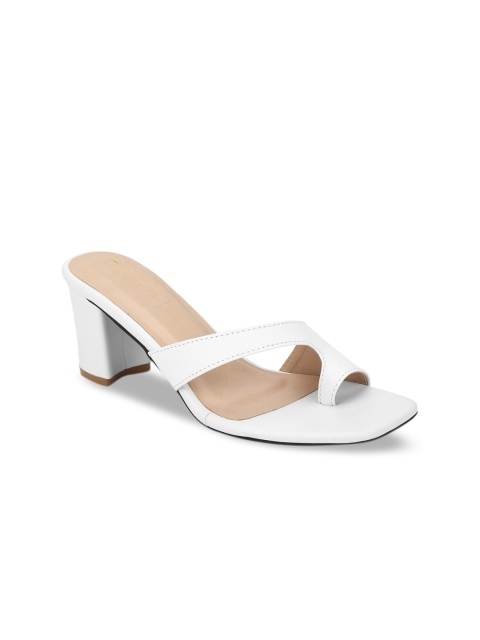 

Truffle Collection Women White Solid Heels