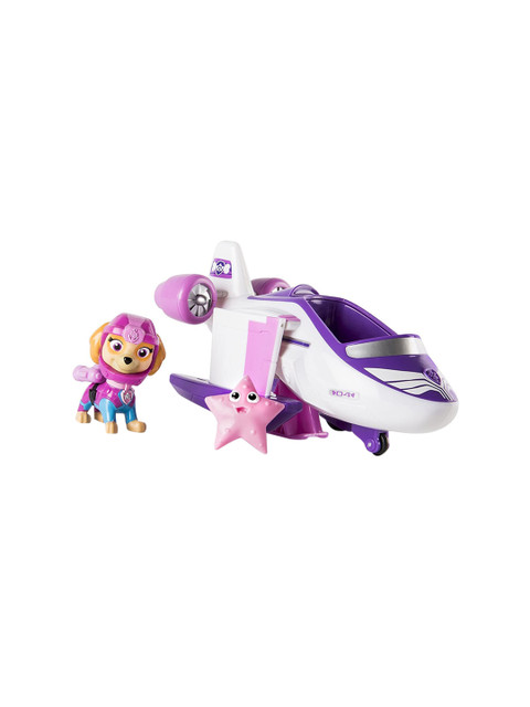 

PAW PATROL Kids Purple & White Basic Vehicle With Pups-Skye